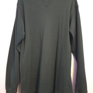 Mens Large Preswick & Moore‎ Forest Green Knit Top